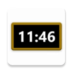 digital clock android application logo